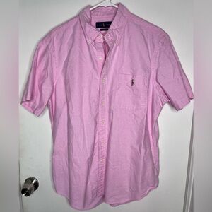 Ralph Lauren Men's Pink Button-Down Shirt